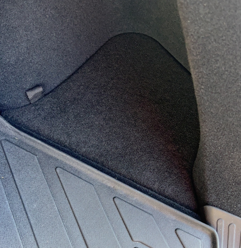 Pojemniki do przechowywania bagażnika do Tesla Model Y-Berlin/Austin 2022-2024 Organizer do przedziału ładunkowego TPE Box i pokrywy dywanów