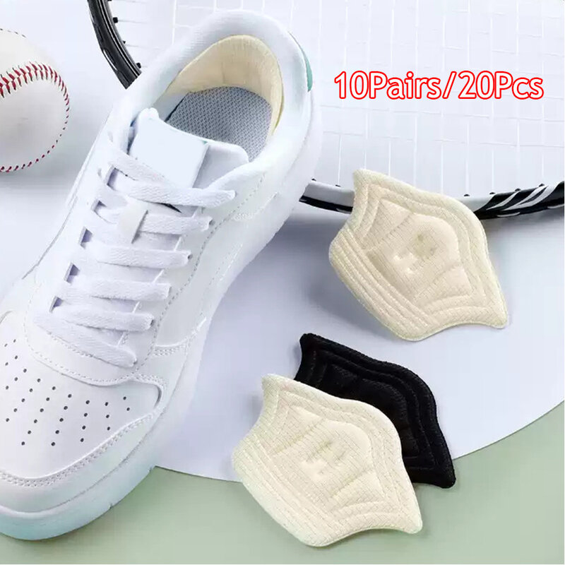 10Pairs/20Pcs Insoles Patch Heel Pads for Sport Shoes Feet Pad Cushion Insert Insole Adjustable Size Heel Protector Back Sticker