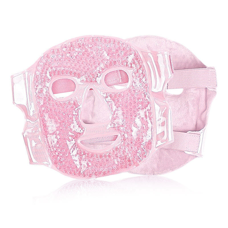 Ice Gel Therapy Face Mask, Ice Pack, Máscara Quente e Fria, Bead Therapy, Massagem de resfriamento, Ferramenta de cuidados com a pele