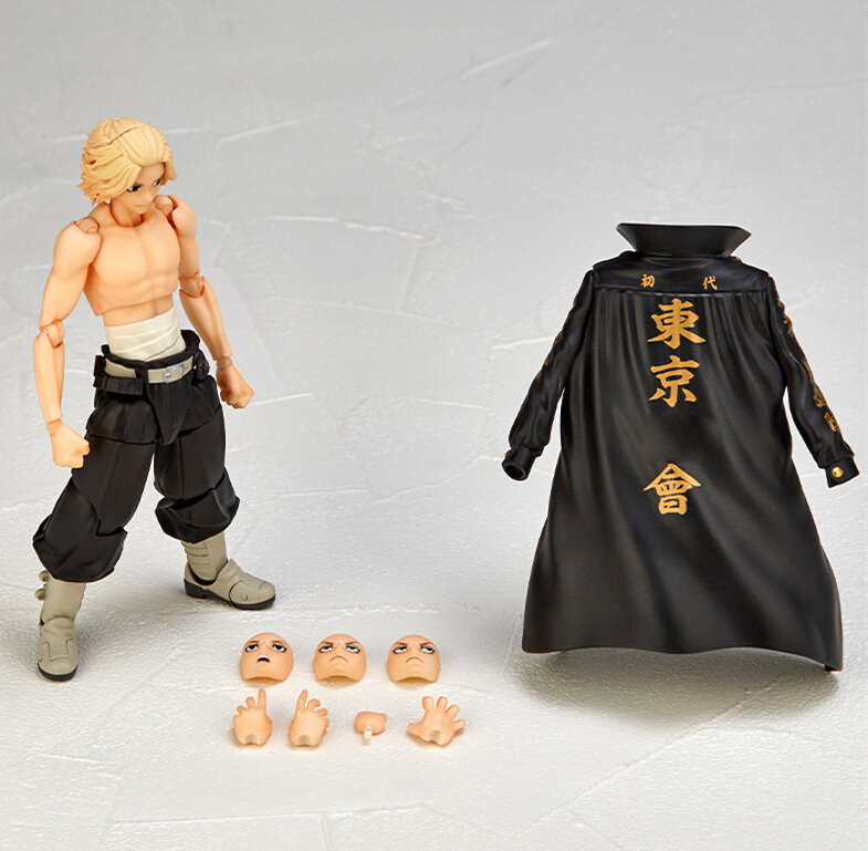 In Stock Original Kaiyodo Tokyo Revengers Manjiro Sano Mikey Figure Complex AMAZING YAMAGUCHI 031 Action Figures Toy Gift