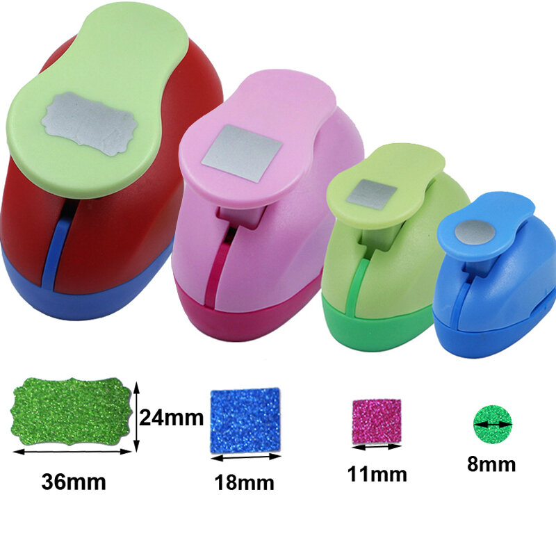 1pc 3" 2" 1.5" 1" Hole Punch Kid Child Paper Scrapbook Tags Cards Craft DIY Cutter Tool  Crafts Projects Bookmarks Puncher