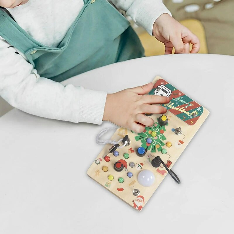 Переключатель света занятая доска детская игрушка сенсорная доска деревянная сенсорная доска кнопка переключатель для девочек детский праздничный подарок