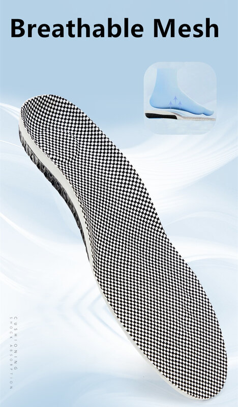 Sportowa piankowa wygodna wkładka ortopedyczna sklepienie łukowe wkładka do butów zapalenie powięzi podeszwy podeszwy pochłaniające pot nosić wkładkę odporną