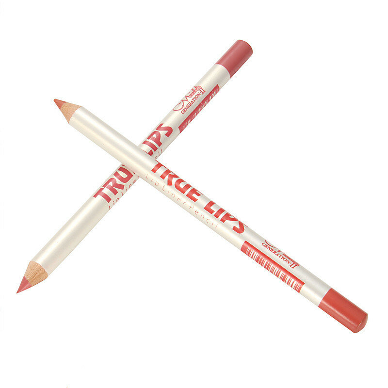 6 cores lábio forro macio caneta batom à prova dwaterproof água batom caneta profissional base de maquiagem lábio forro fosco batom caneta