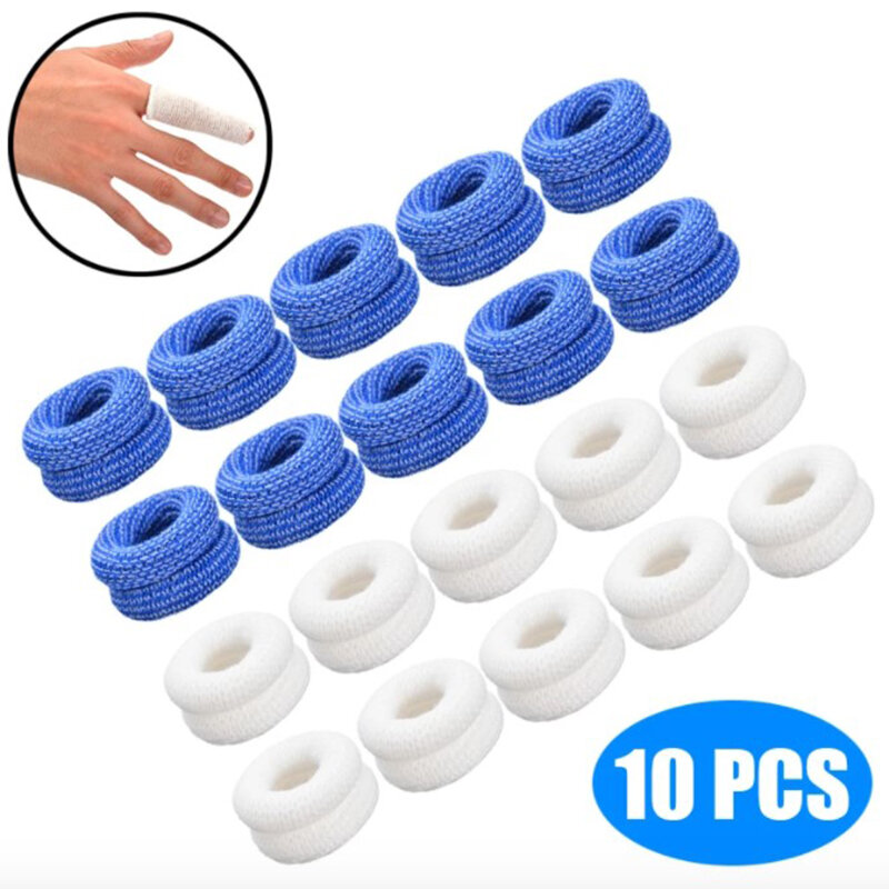 10pcs Soft Finger Tubular Bandage Finger Bobs Cots Buddies Dressings First Aid Tubular Bandage For Use Beneath A Finger Cot