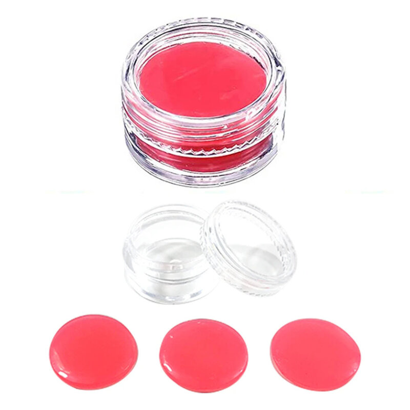 DIY Adhesive Diamond Painting Accessories Wax Mud Diamond Embroidery Point Drill Tools 3pcs Bottles with Glue Red Round Dotting