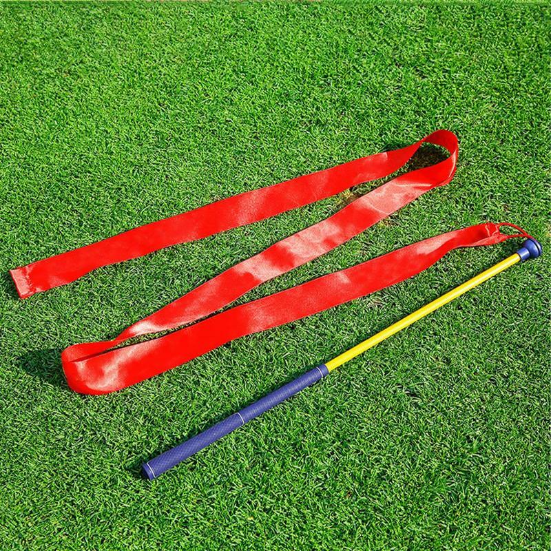 Tongkat ayunan pita Golf, tongkat latihan suara praktisi untuk meningkatkan kecepatan ayun untuk latihan pemula, bantuan latihan Golf