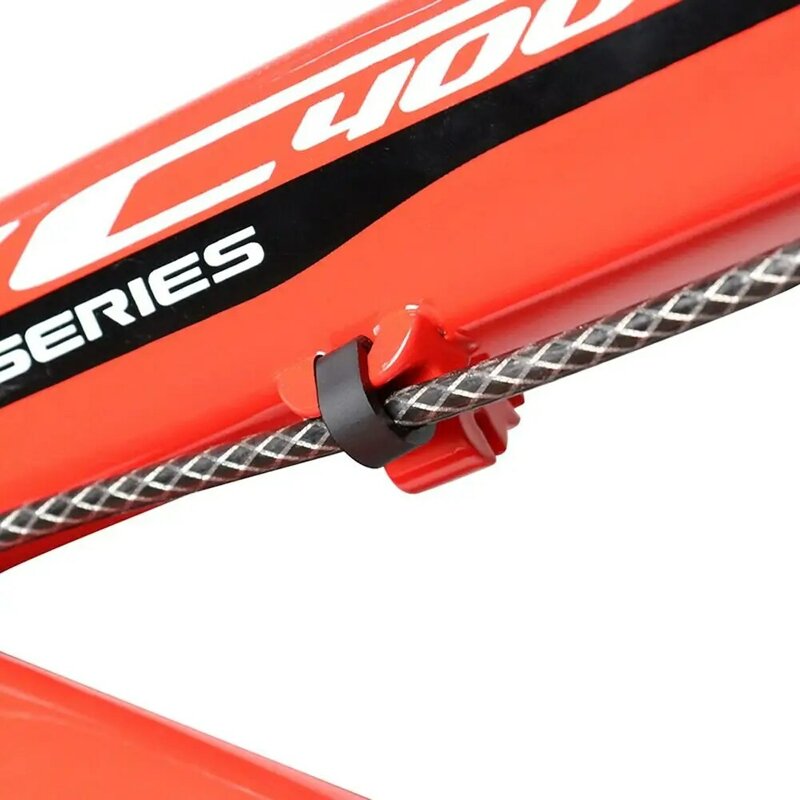 MTB Road Bike Shifter fibbia per cavo clip per tubi fissi linea fibbia per tubo morsetto per cavo del cambio del freno fibbia a U clip per bici C