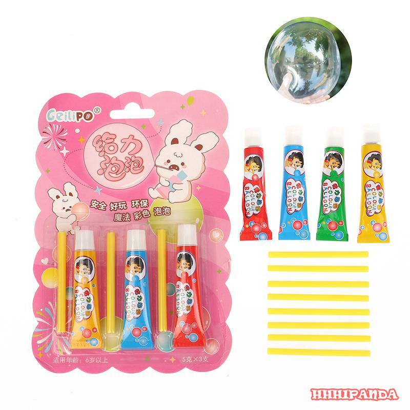 매직 버블 글루 장난감, 다채로운 버블 볼, 플라스틱 풍선, 어린이 소년 소녀 선물, 안전 파열 없음, 1 개, 3 개