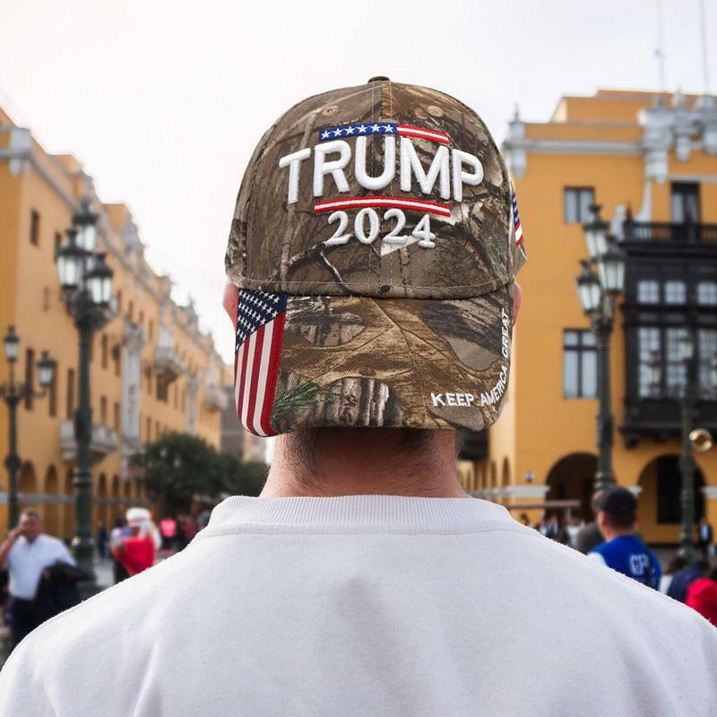 قبعة رياضية قطنية قابلة للتعديل ، قبعة الانتخابات الرئاسية ، قبعة بيسبول كبيرة ، المفاجئة ، 2024