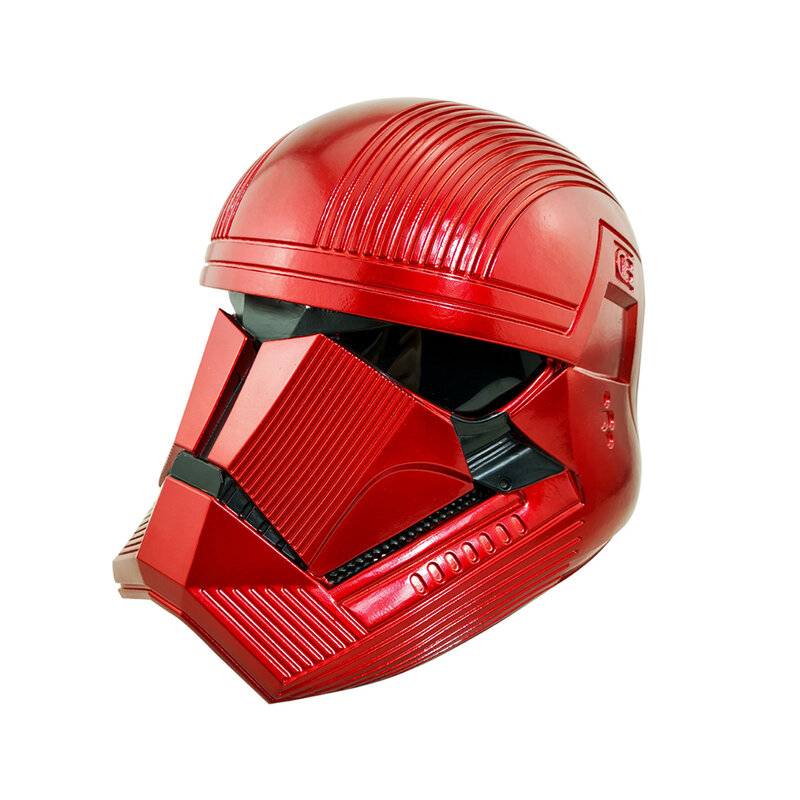 YDD helm Cosplay PVC, masker helm tampilan tentara Sith, mainan Film Halloween, hadiah Natal