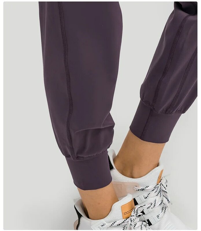 Celana Joger 9 warna celana wanita terasa kulit kedua celana ketat kebugaran Legging olahraga melar 4 arah