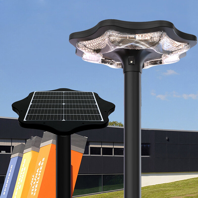 مصباح LED موفرة للطاقة الشمسية للطريق Ufo ، لمعة عالية ، مصابيح شوارع حديثة ، مقاومة للماء في الهواء الطلق ، الكل في واحد ، Ip65 ، عرض رائع