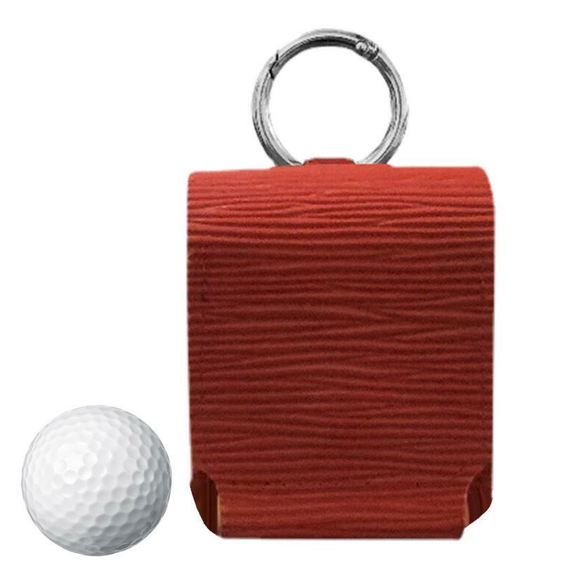 Golf Ball Waist Pouch Single Golf Ball Storage Holder Golf Accessory With Buckle For Safe Closure Golfer Gifts For Men And Women