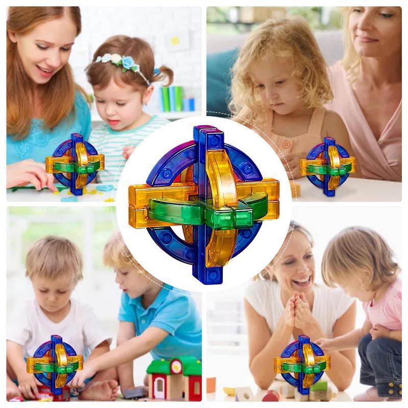 Puzzle Lock Puzzle Games Brain Teaser Puzzles Unlock Interlocking Puzzle 3D Puzzles Handheld Educational Toy IQ Test Toy Logic