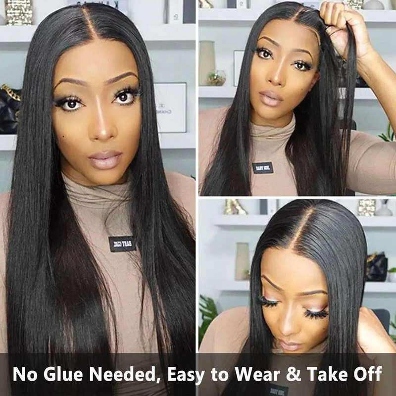 Lumiere 30 Inch 13x4 Straight Lace Front Wigs Human Hair Ready To Go 4x4 Lace Closure Wig Glueless HD Lace Frontal Wigs