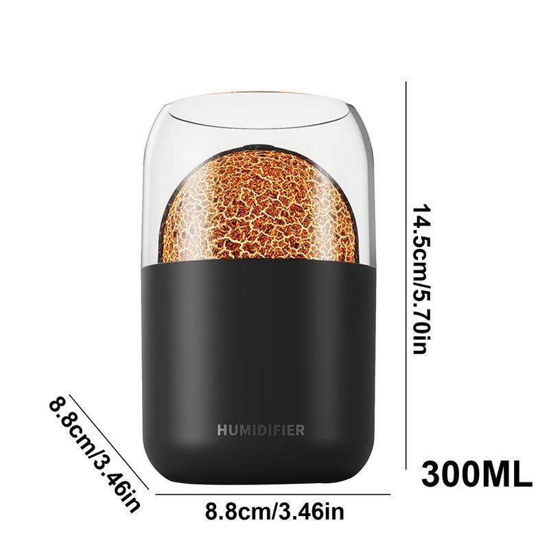 Cool Mist Humidifiers Colorful LED Cool Mini Humidifier Planet Humidifier Colorful 300ml Quiet Aromatherapy Oil Diffuser