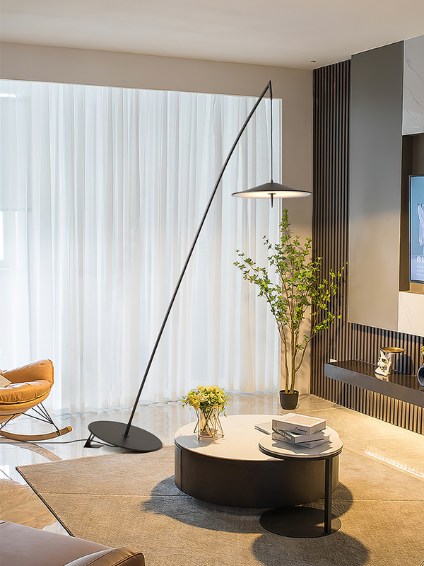 Fishing floor lamp living room atmosphere tumbler modern simplicity