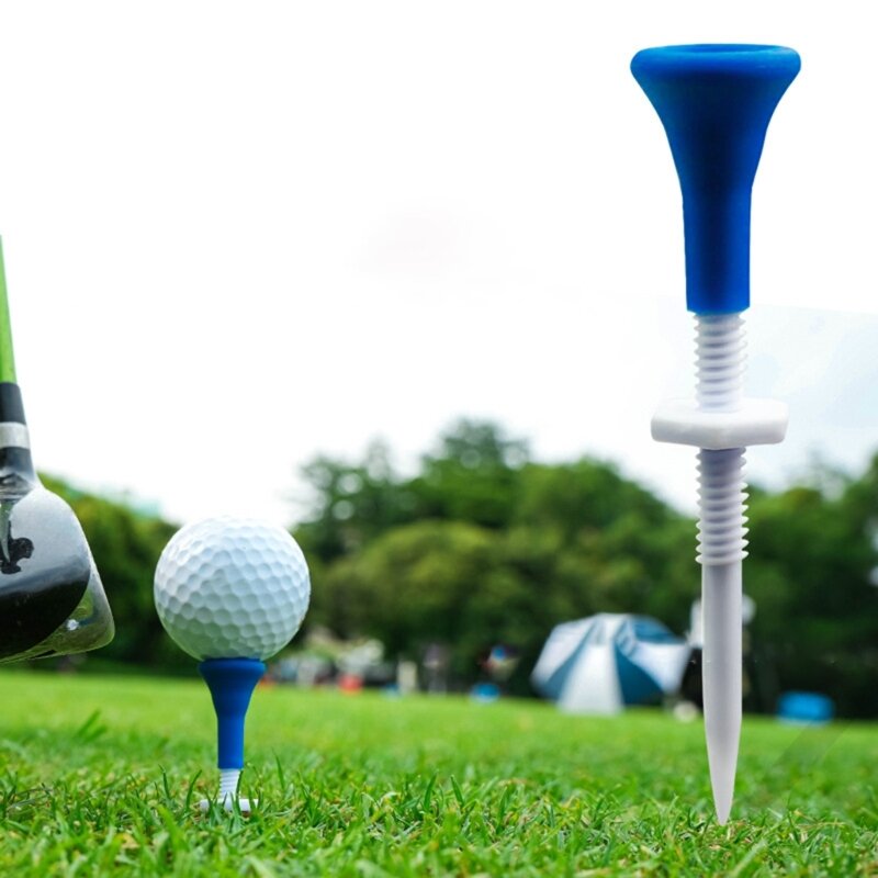 5 Stück höhenverstellbarer Golfballhalter, stabiler Trainingsballständer, Golfball-Abschlag, Outdoor-Golfsport-Zubehör