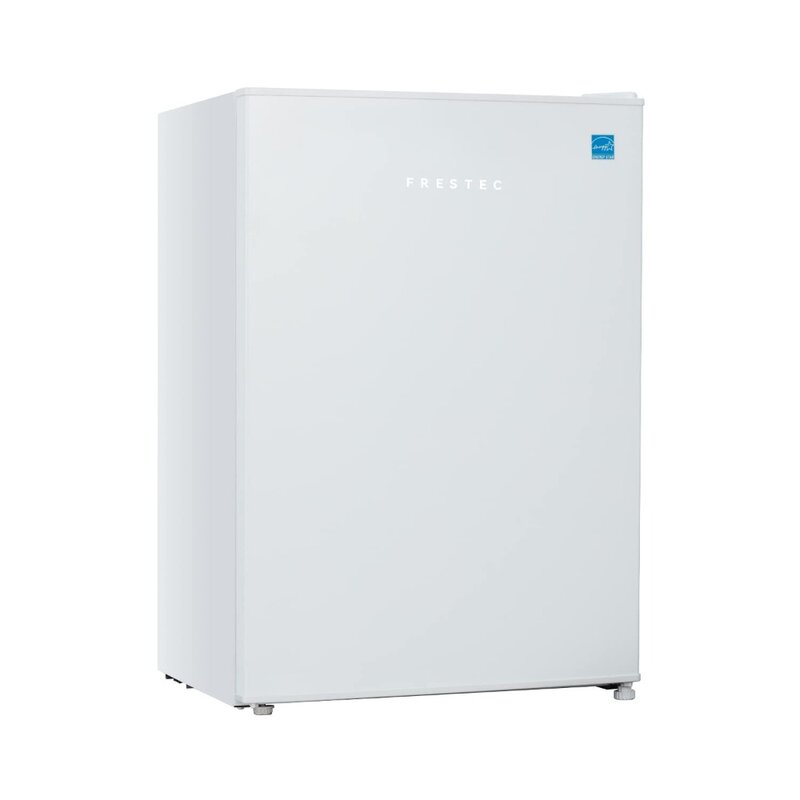 2023 новый маленький холодильник 4,5 куб. Футов, компактный холодильник, мини-холодильник с морозильной камерой, белый