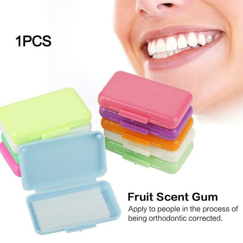 Cera de protección bucal, cubierta Dental, blanqueamiento y calmante para mucosas, protección de dientes, protección de frutas, sabor Z1S3