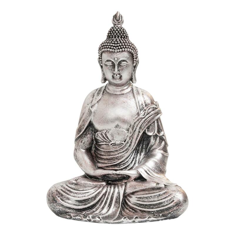 Zen Boeddha Standbeeld Hars Decoratieve Sculptuur Voor Kantoor Entree Home Decor