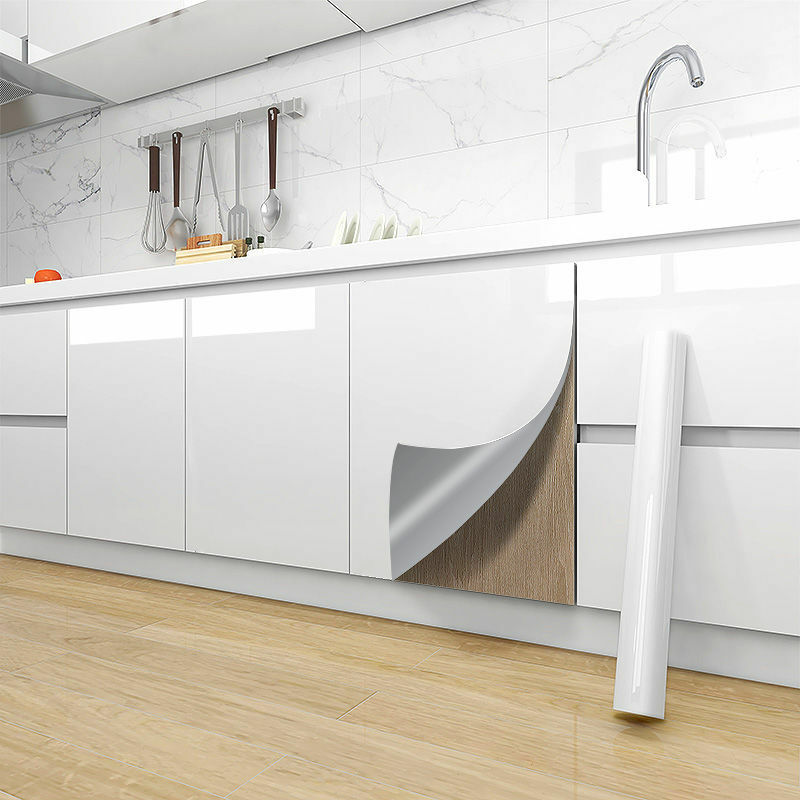 Papel tapiz a prueba de aceite de mármol de aluminio para gabinetes de cocina, pegatinas de pared extraíbles impermeables autoadhesivas para Baño