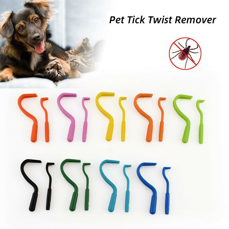 3Pcs/2Pcs Pet Flea Remover Tool Kit Plastic Scratching Hook Remover Pet Cat Dog Grooming Supplies Tick Picker Pet Accessories