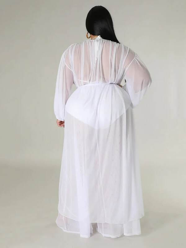 Дешевая Женская одежда, комплекты из двух предметов, наряды, новинка 2023, летняя пикантная Повседневная однотонная сетчатая шифоновая кофта + брюки, костюмы