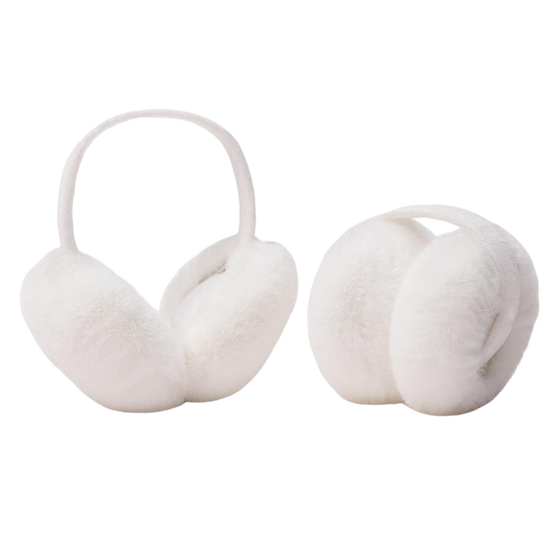 Fluffy Lightweight Ear Wamer, Design clássico que tudo corresponde, adequado para 99% da circunferência da cabeça