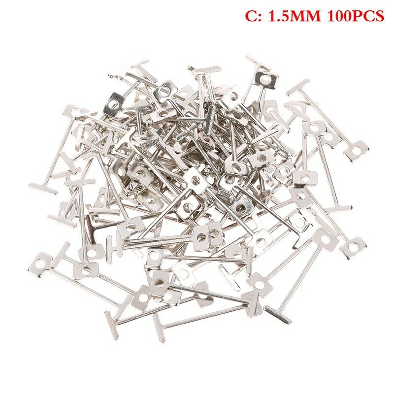 100pcs 0.9/1.2/1.5mm Sample Tile Leveling System Can Replace Steel Needle Tile Leveling Device Clearance Tool Construction Tools
