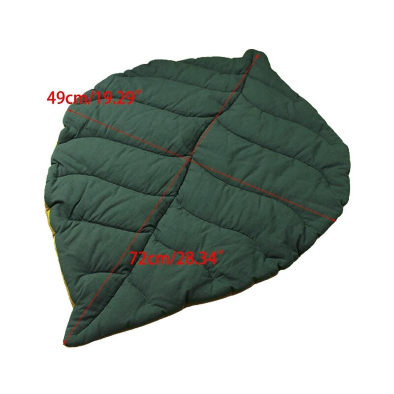 Warm Adult Blanket Skin-friendly Leaf Blanket for Sofa Bed Plant Blanket Home Decorations Throws Infant Crawling Mat