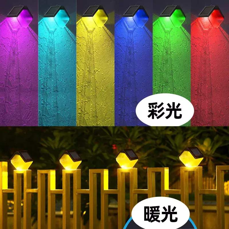 야외 LED 태양광 조명, 정원 걸이식 나무 장식, 다채로운 분위기 벽 램프, 신제품
