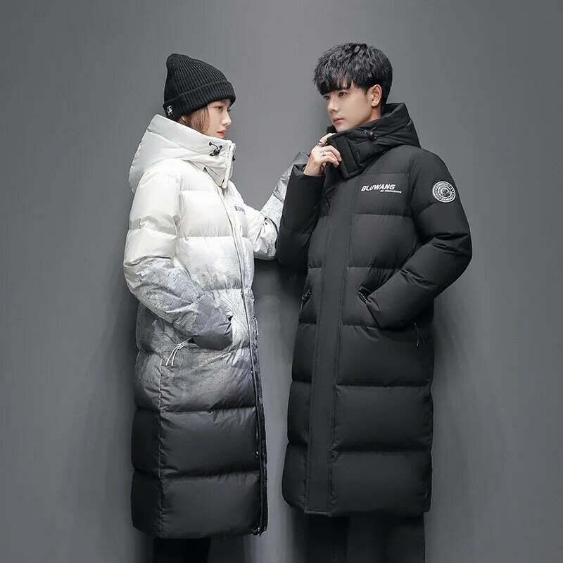 FEBELT – manteaux d'hiver en duvet de canard blanc pour homme et femme, COUPLE de 35 à 67, 2022