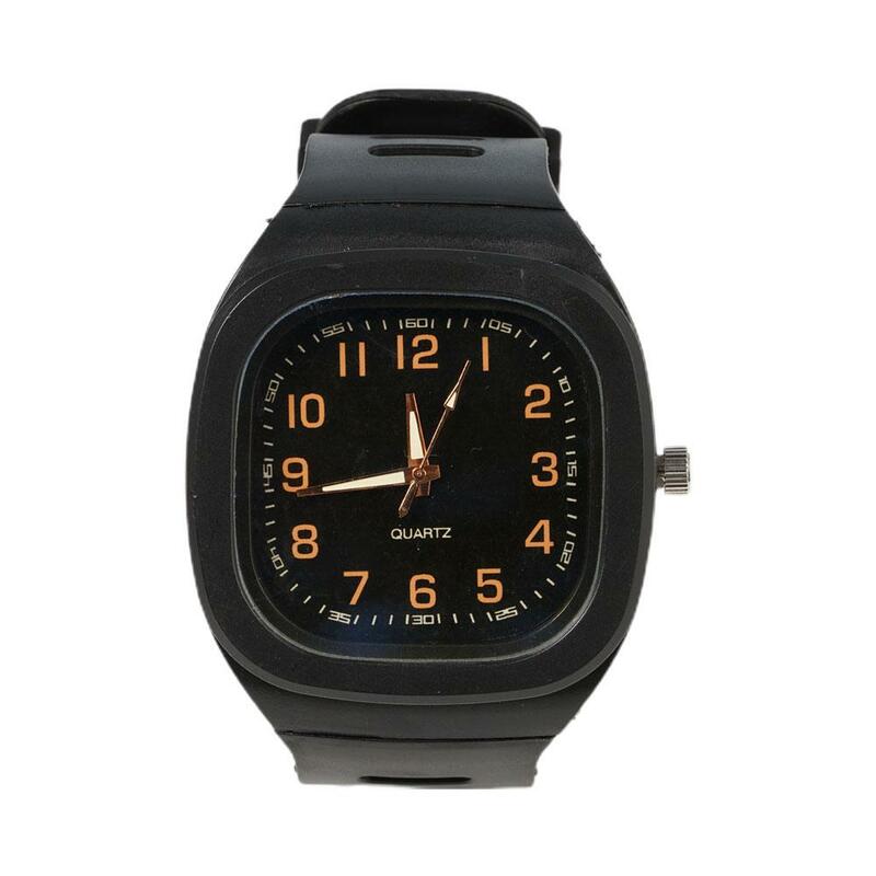 Часы наручные женские кварцевые, модные с квадратным циферблатом, с силиконовым ремешком, C9S6