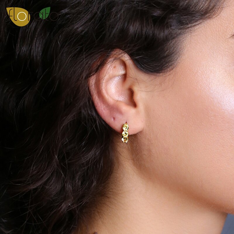 Orecchini a cerchio di moda avanzata con ago per orecchio in argento Sterling 925 orecchini in oro orecchini di lusso con zirconi colorati per gioielli da donna