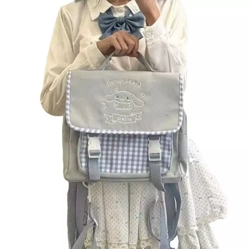 Damski tornister Sanrio New Melody Student Cute Cinnamoroll Baby Cinnamoroll Lekki i duży plecak na ramię