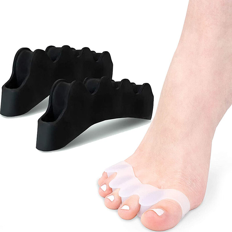 Silikon Finger Zehen Protektor Toe Separatoren Bahren Richt Bunion Protector Schmerzen Relief Fußpflege 5 Farben
