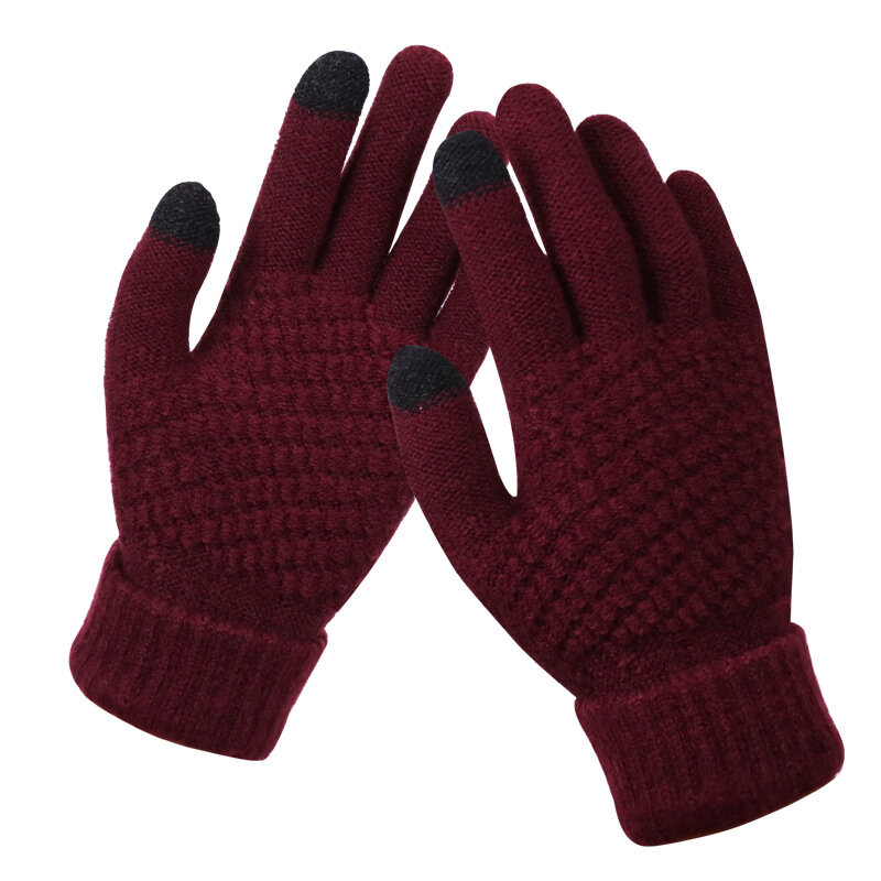Зимние лыжные перчатки, теплые ветрозащитные зимние мужские перчатки для сноуборда с сенсорным экраном