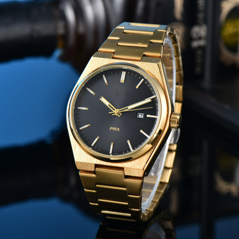 Montres-bracelets de luxe pour hommes, mouvement à quartz, bracelet en acier, date automatique, horloge masculine AAA, 40mm, marque personnalisée, magasin de mode X, offre spéciale