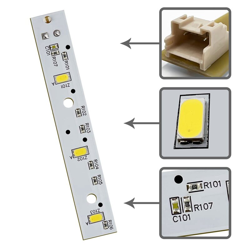 Panneau lumineux LED pour réfrigérateur GE, pièces de rechange, accessoires, WR55X26671, PS11767930, AP6035586, EAP11767930, LED3344588, 4468532