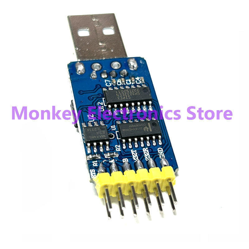 Módulo Serial Multifunções, 6 em 1, USB para TTL, 485, 232, Interconversível, 3.3V, 5V, Compatível, CP2102
