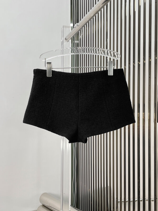 Versátil confortável lã shorts, nova moda, 1024, outono e inverno, 2024