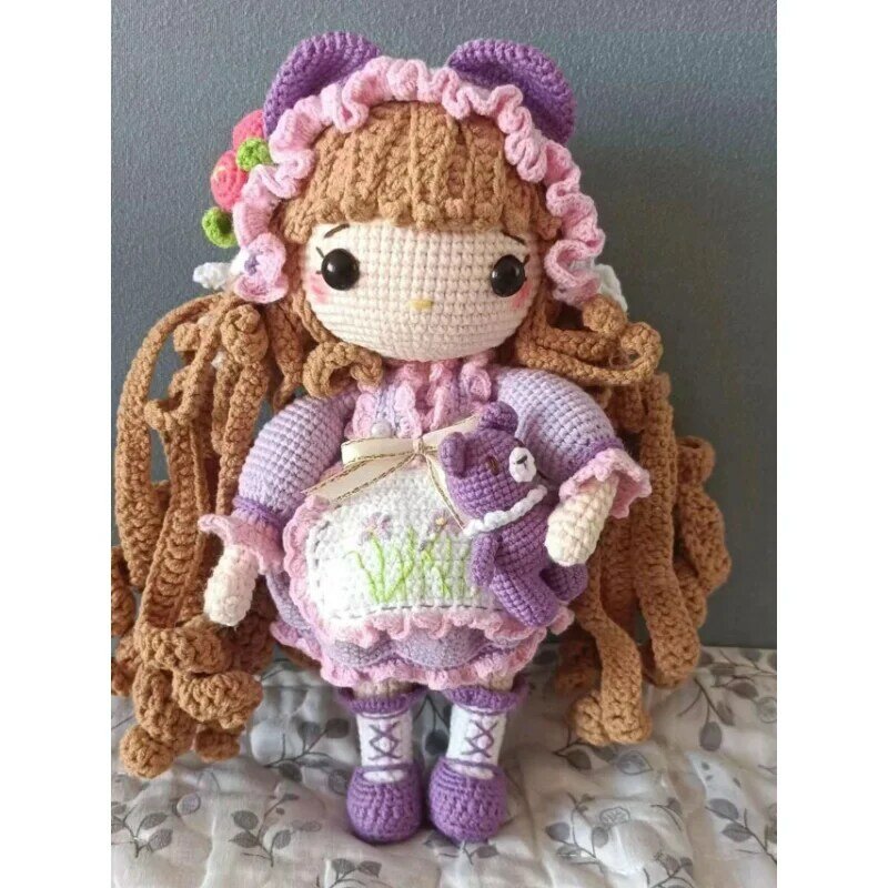 DIY Make-A-wish Dolls Handmade Crochet Creative Cartoon figure As Gifts for Kids or Girlfriends