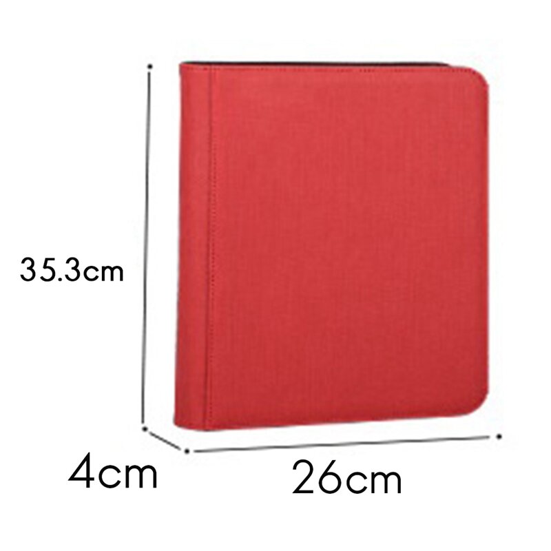 HOT-9 Pockets Game Card Book Card Side Loading Binder Game Zipper Card Album Fixed Pockets Pages With 360 Pockets
