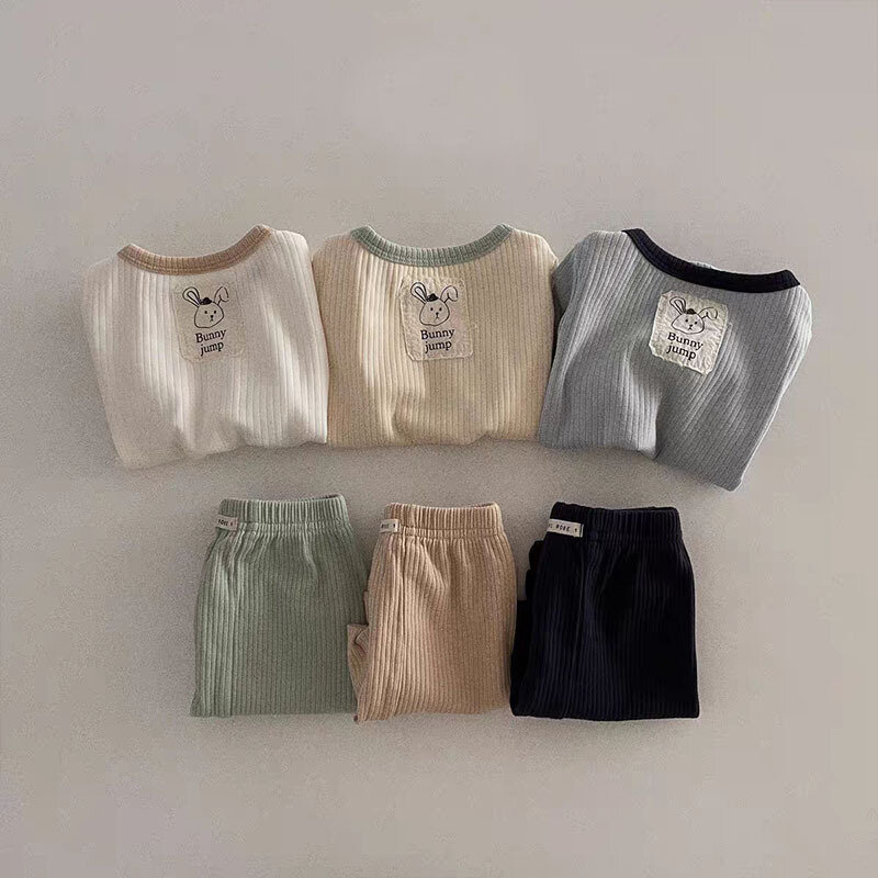 Conjunto de roupas estilo coreano bebê, criança, roupas de meninas, camisetas para meninos, shorts, verão, 2 peças, 2022