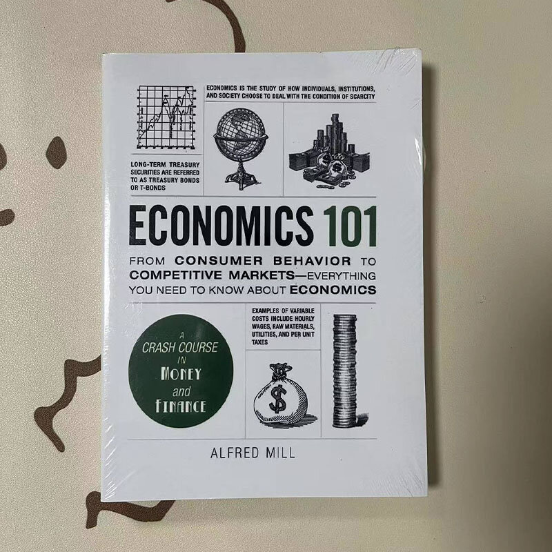 Ekonomia 101 przez Alfred From od zachowań konsumenckich do konkurencyjnych rynków to szybki kurs ekonomii pieniądza i finansów 101 książka