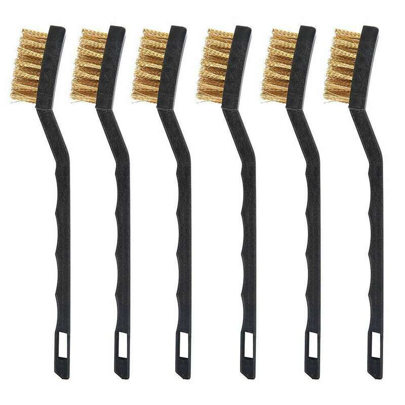 Brand New Wire Brush Rust Remover Tool Small Stainless Steel Wire Brush Wire Brush Set 12pcs 170*11mm Dust Removal
