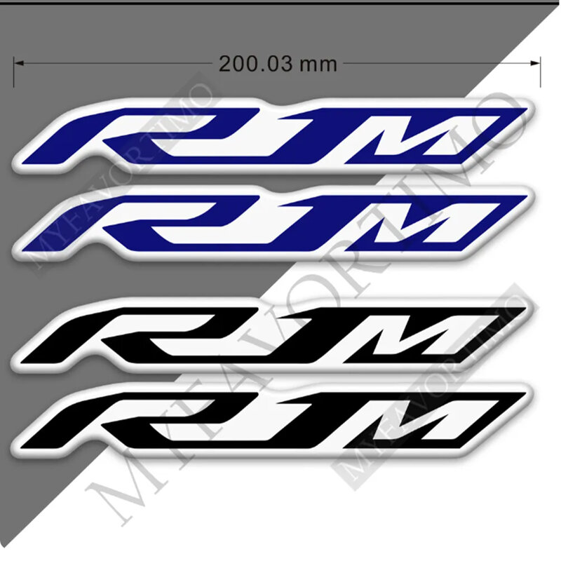 Emblemat plakietka z Logo naklejka na Tank dla YAMAHA YZF R1M YZFR1M naklejka na paliwo ochraniacz na motocykl owiewka 2018 2019 2020