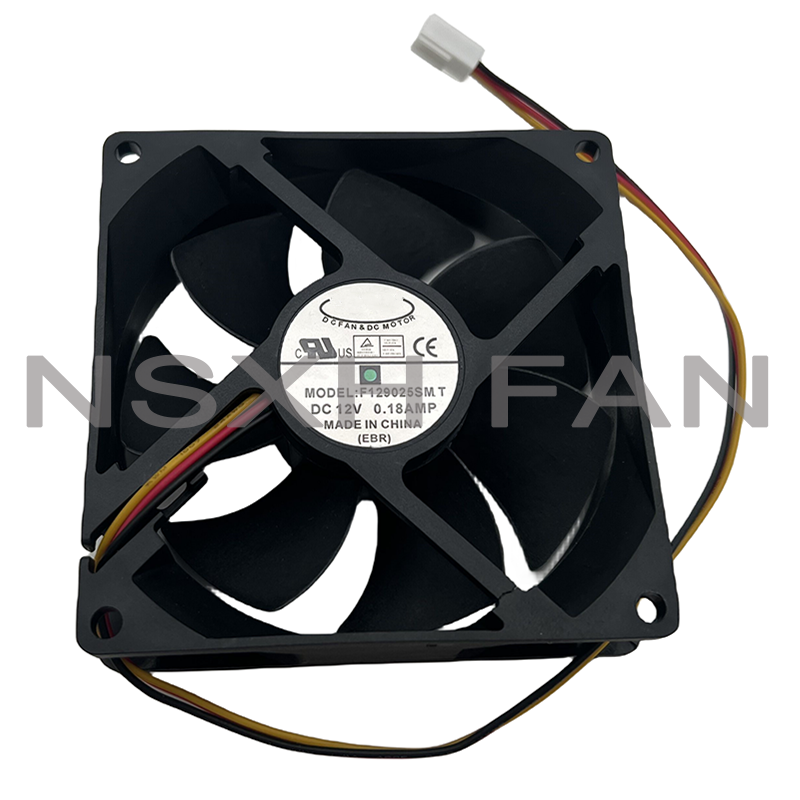 F129025SM 12V 0.18AMP 92x92x25mm 3-Wire Server Cooling Fan